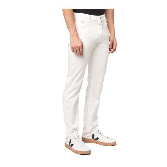 Jacob Cohen Slim Fit Jeans Bard Mens White UQE0430S3732